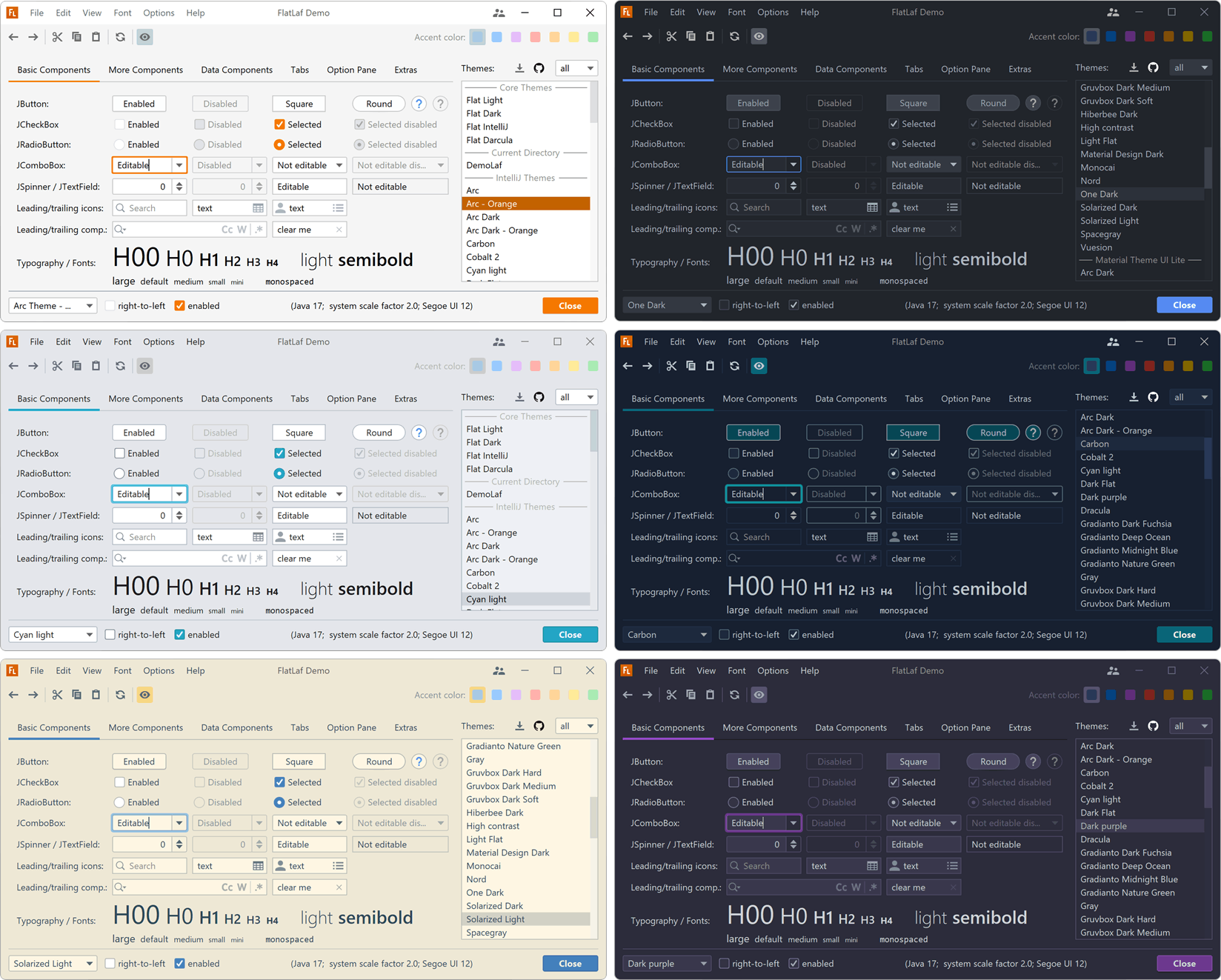 IntelliJ Platform Themes