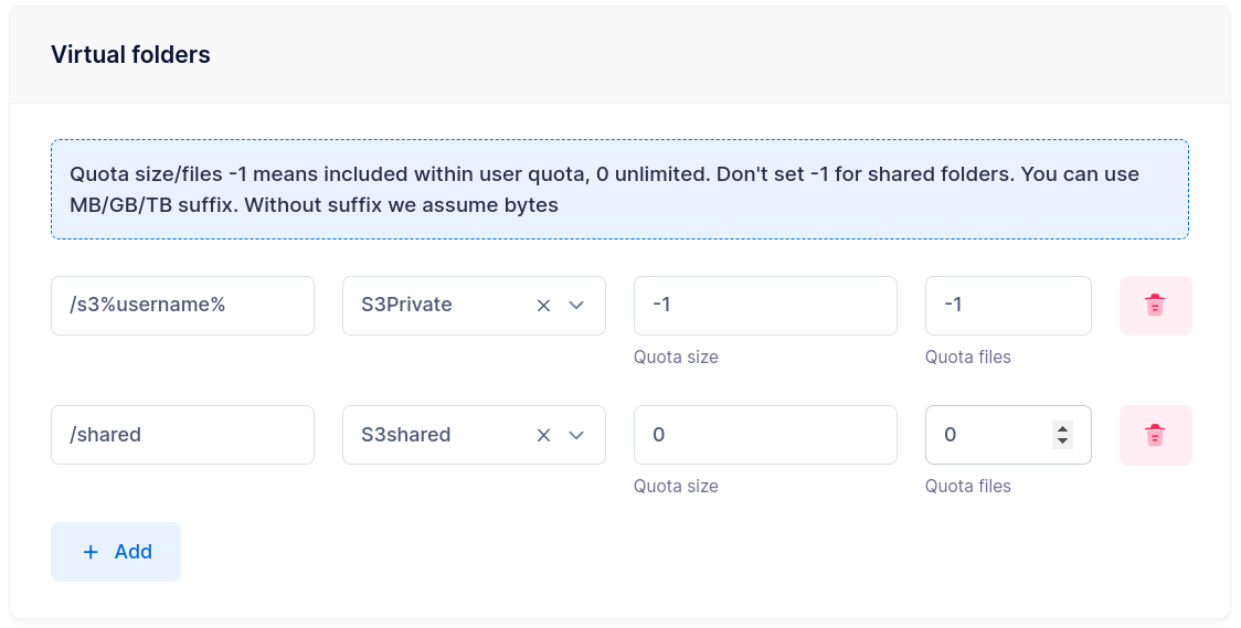 Primary group settings